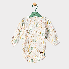 Kız Bebek Fırfırlı 6-24 Ay Müslin Romper