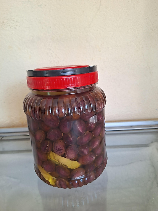 Siyah yağlı Limonlu Zeytin 2000 gr