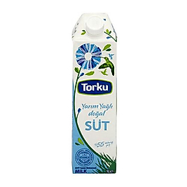 Torku Yarım Yağlı Süt 1 L