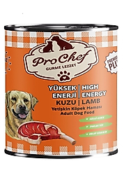 16 Adet Premium Plus Yetişkin Yüksek Enerji Köpek Maması | 415 gr Kuzu Etli Konserve Yaş Mama