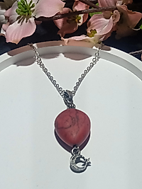 Jade'm Gold Mercan Doğaltaş Kolye