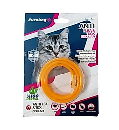 Eurogold Doğal Pire Ve Kene Tasması Kedi 40 Cm