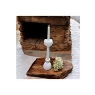 Kalp Motifli Özel Tasarım Şamdan Mum