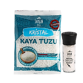 SAYGIN KAYA TUZU 500 GR ÖĞÜTME + 110 GR DEĞİRMEN