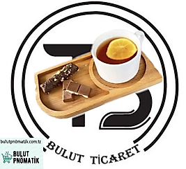 AR&MA WOOD Ahşap Ikramlıklı Kahve Sunum Ve Çay Tabağı Tepsisi Sadece Ahşap 1 Adet Beyaz