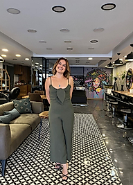 Askılı Kruvaze Detaylı Tulum