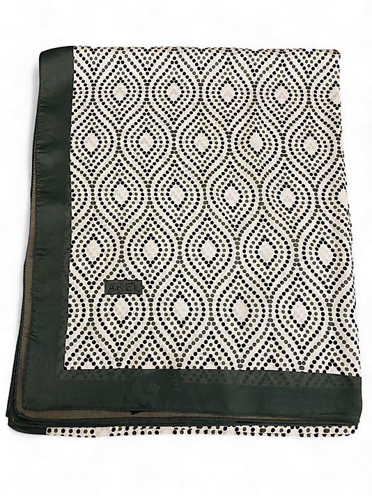 Desenli Alfa Silk Şal Ebat 75 x 185