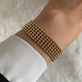 Xuping Gold Rengi Hasır Bileklik