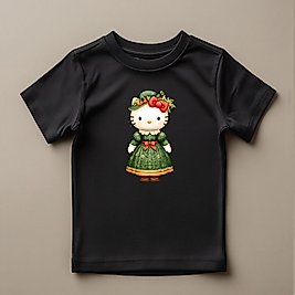 Hello Kitty Baskılı Normal Kalıp  Çocuk Tişört