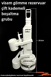 VİSAM GÖMME REZERVUAR İÇ TAKIM ÇİFT BASMALI TAKIMI BOŞALTMA