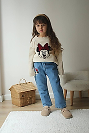 Mickey Triko & Denim Takım