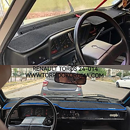 Renault 12 Toros Kapaksız Konsol Torpido 3D Koruma