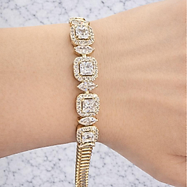 Gold taşlı xuping bileklik