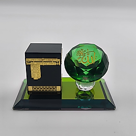 Kristal Kesim Lafızlı Kabe Biblo