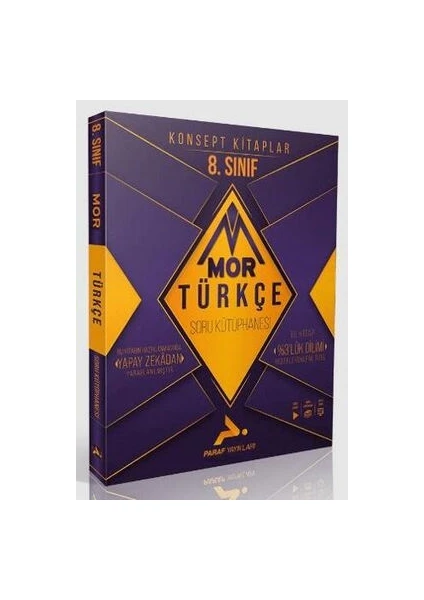 Paraf Yayınları  8. Sınıf Mor Türkçe Soru
