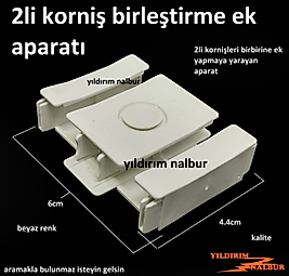PLASTİK KORNİŞ 2Lİ EK YAPMA APARATI ÜÇLÜ KORNİŞ İKİLİ EKLEME BİRLEŞTİRME APARAT