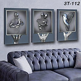 MERCAN MOBİLYA  VE AKSESUAR ,   40*60 GRİ HEYKEL   KANVAS TABLO