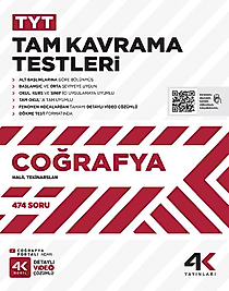 4K Yayınları TYT Coğrafya Tam Kavrama Testleri 2025 2026 Yeni Baskı Sezon