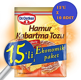 Dr.oetker 15li hamur kabartma tozu x 10ad