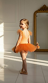 Bale Çalışma Kostümü Somon Rengi