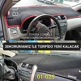 Toyota Corolla E140 Europe 2006-2012 Konsol Torpido 3D Koruma