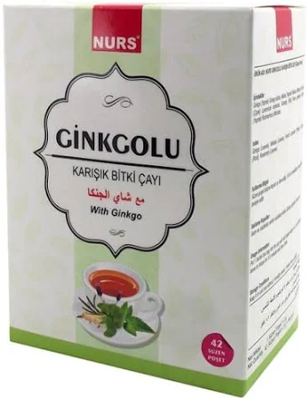 GİNKGOLU ÇAY 42 Lİ KARIŞIK BİTKİ SÜZEN POŞET