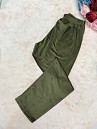 Yeşil Kadife Pijama Altı