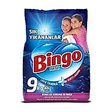 BİNGO SODA ETKİLİ ÇAMAŞIR DET. TOZ  9 KG