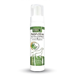 Aloe Vera Özlü Kuru Yıkama Köpük Kedi ve Köpek Şampuanı 200 ml