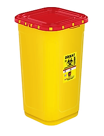 Tıbbi Atık Kutusu 60 lt Köşeli