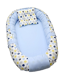 Berababy Babynest Renkli Puantiye Model Bebek Yuvası