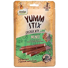 Dentalight Yumm Stick Mind Tavuklu ve Kuzu Etli Köpek Ödül Çubuğu 50 Gr