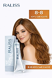 RALİSS SAÇ BOYASI 60 ML. (8-8 KOYU SARI KAHVE)