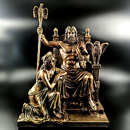 ZEUS & HERA  VERONESE İMZALI KOLEKSİYON HEYKELİ