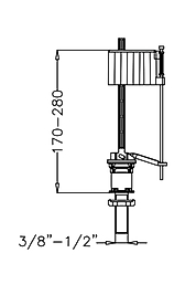 * Dicle Flatör 3/8 Şamandıra