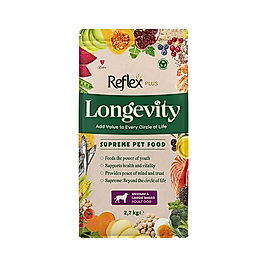 Reflex Plus Longevity Orta ve Büyük Irk Yetişkin Köpek Maması 2,7 kg