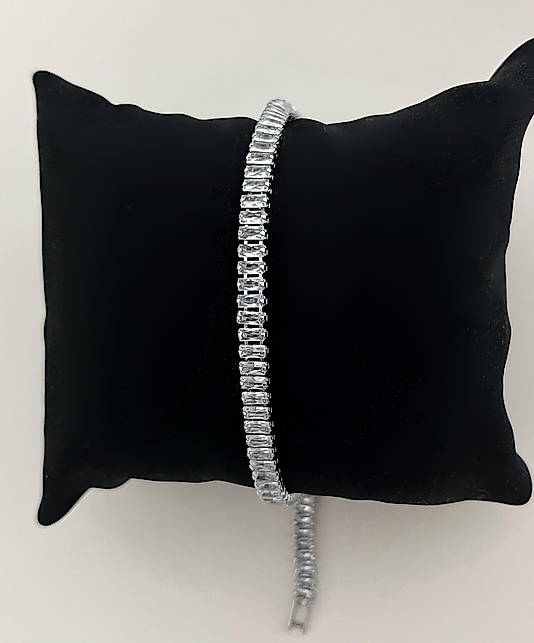 Çelik Silver Suyolu Mini Baget Bileklik