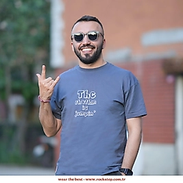 The rhythm is jumpin' Oversize Füme T-Shirt