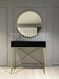 90 CM AYNA, 90X30X100 CM DRESUAR GOLD Z40