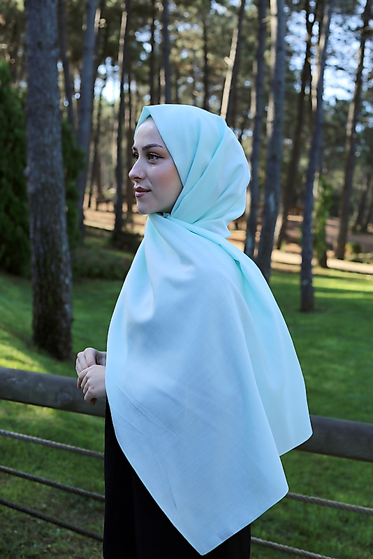 Düz Modal Polyester Şal 80 X 185 Ebat