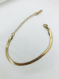 İtalyan Çelik Gold Bileklik