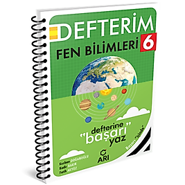 6 Sınıf Fenito Fen Bilimleri Defterim 2025 Arı Yayınları