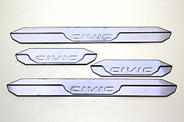 Honda Civic Krom Kapı Eşiği (4Kapı) 2012-2016 Arası Paslanmaz Çelik