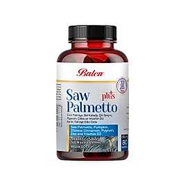 SAW PALMETTO PLUS CÜCE PALM.ÇİN.VİT D3 KAPSÜL 685 mg 80 KAPSÜL