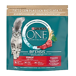 Purina One Sığır Etli Kısırlaştırılmış Kedi Maması 1,5 kg