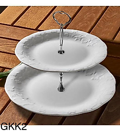 GÜRAL PORSELEN 2 KATLI KURABİYELİK MEYVELİK