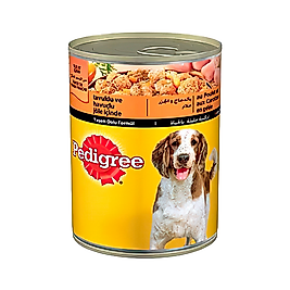 Pedigree Tavuk Etli ve Sebzeli Köpek Konserve Maması (400 g)