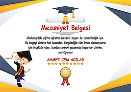 MEZUNİYET BELGESİ