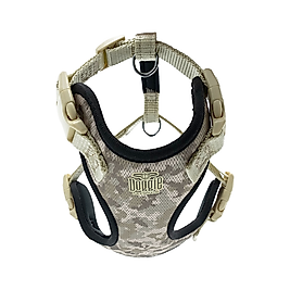 Doggie Havalı Dokuma Köpek Göğüs Tasması Kamuflaj 2 x 55 - 65 cm