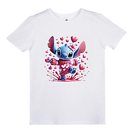 Stitch Kalpli Sevimli Tasarım – Çocuk Tişörtü